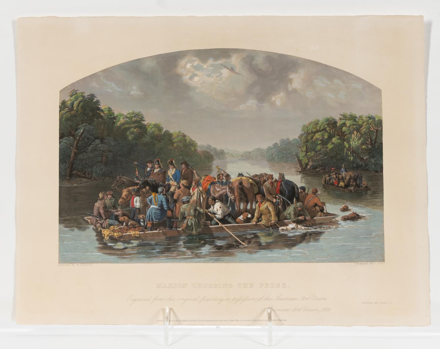 FRANCIS MARION CROSSING THE PEE