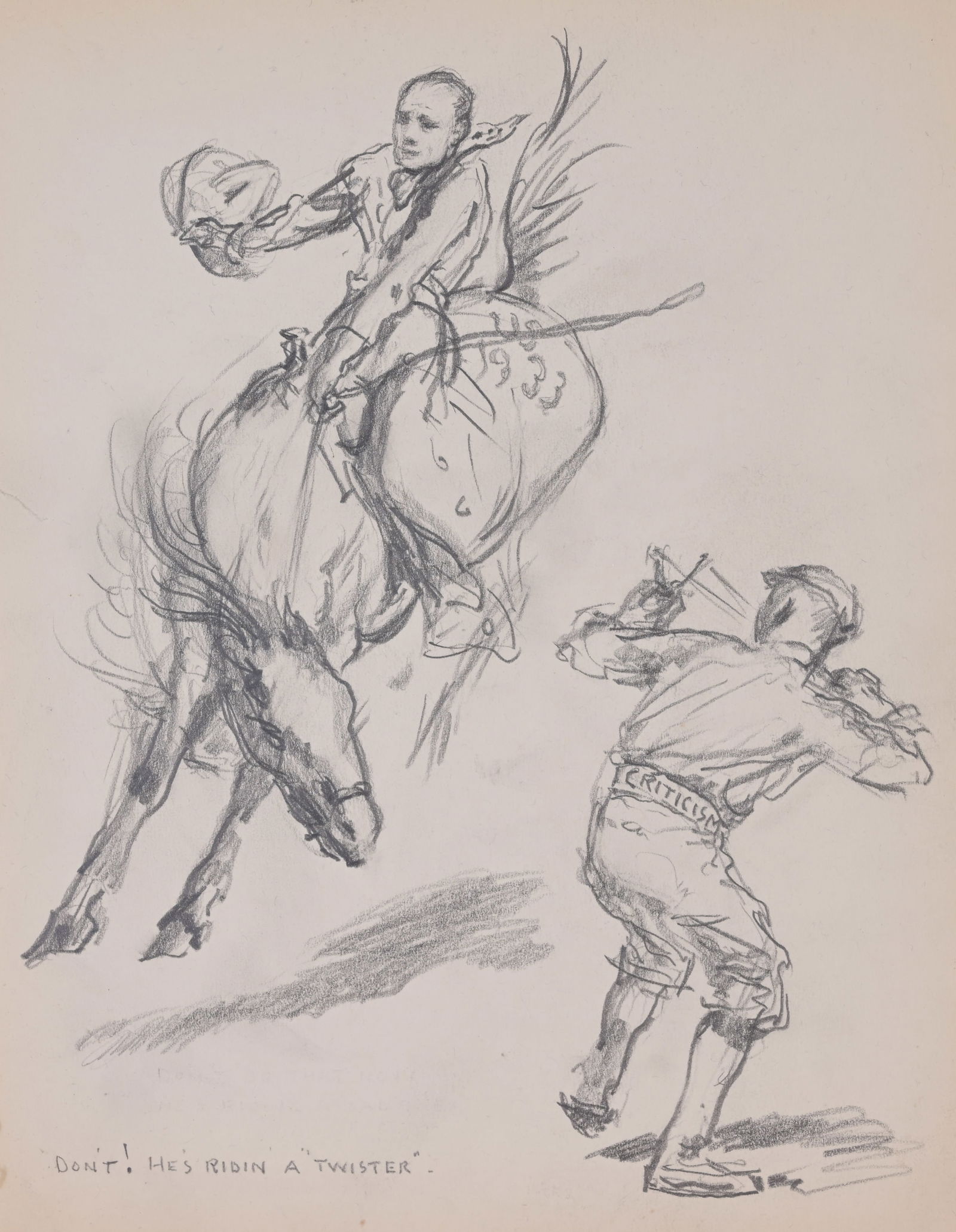FRANCIS MORA (1874 - 940) "...RIDIN