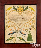 FRANCIS PORTZLINE FRAKTUR BIRT
