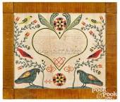 FRANCIS PORTZLINE FRAKTUR BIRT