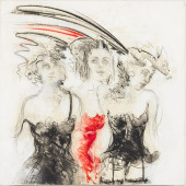 FRANCISCA CASTONO, THREE WOMEN