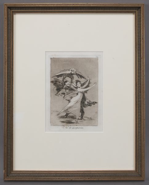 Francisco de Goya etching titled