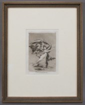 Francisco de Goya etching titl