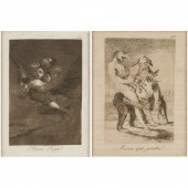 FRANCISCO GOYA, (2) ETCHINGS F