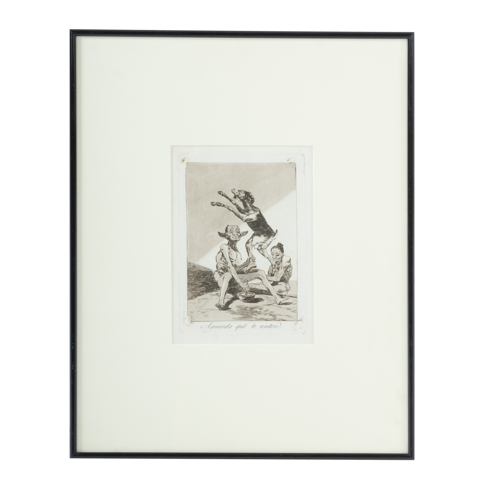 FRANCISCO GOYA. "AQUARDA QUE TE