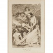 FRANCISCO GOYA, ETCHING FROM "