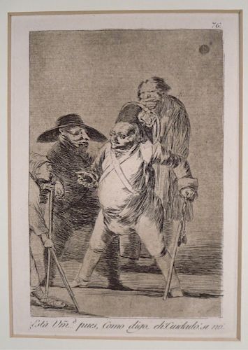 FRANCISCO GOYA, SPANISH, 1746-1828,