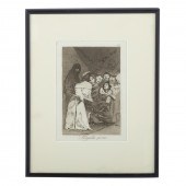 FRANCISCO GOYA. "TRAGATA PERRO