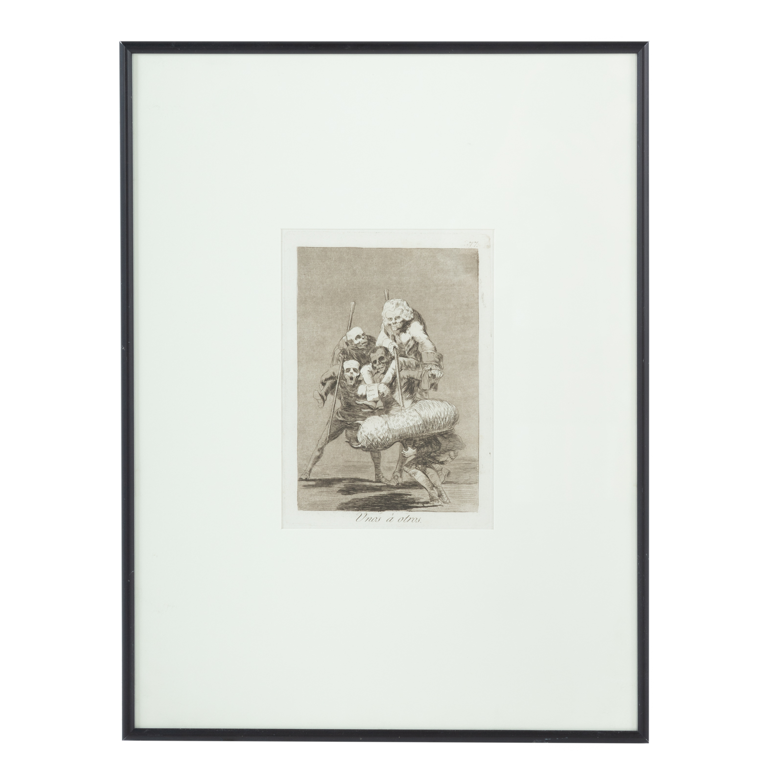 FRANCISCO GOYA. "UNOS A OTROS,"