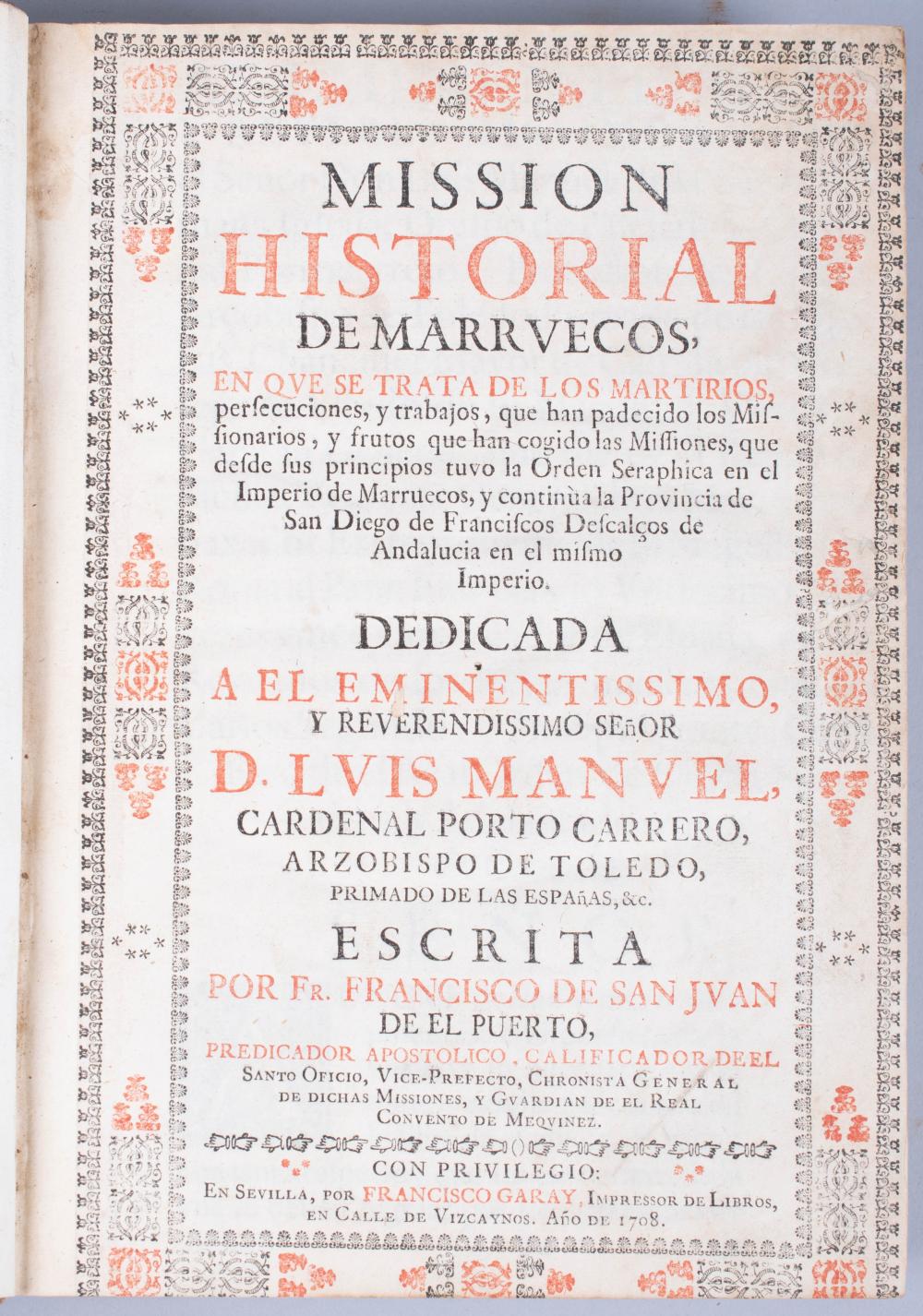 FRANCISCO PUERTO. MISSION HISTORIAL