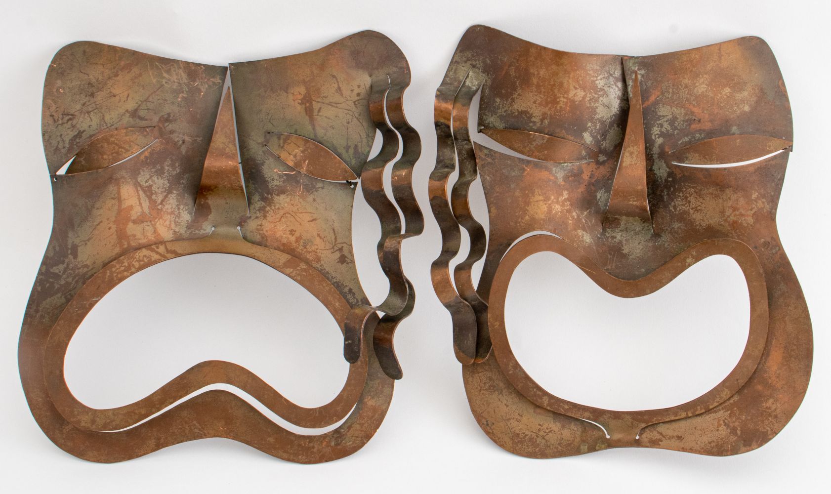 FRANCISCO REBAJES COPPER MASKS OF