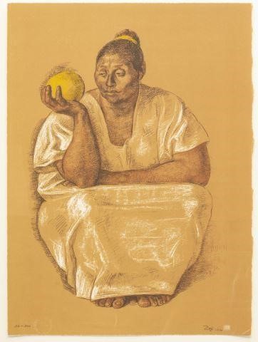 FRANCISCO ZUNIGA (1912-1988) FRAMED