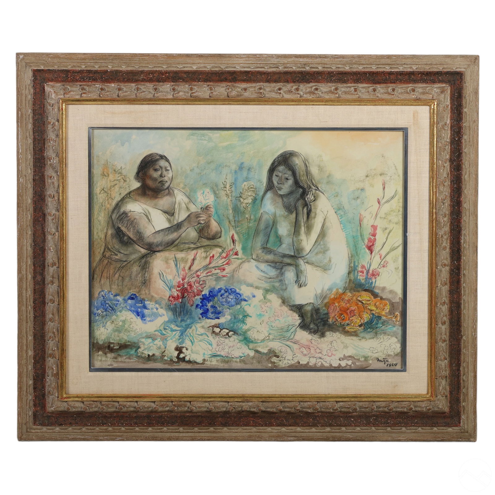 FRANCISCO ZUNIGA 1912-1998 FLOWER