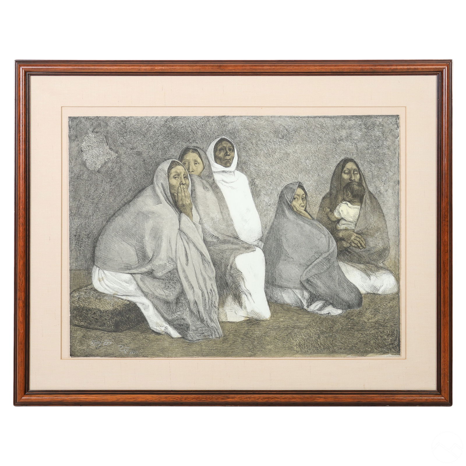 FRANCISCO ZUNIGA 1912-1998 SIGNED