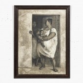 FRANCISCO ZUNIGA, FIGURAL LITH