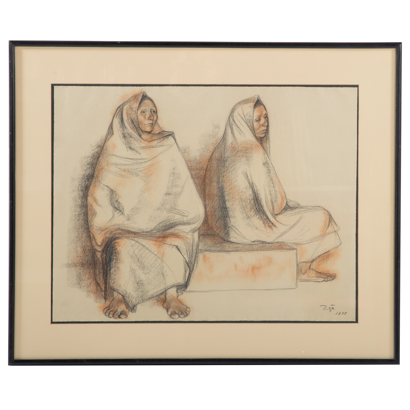 FRANCISCO ZUNIGA. TWO WOMEN,