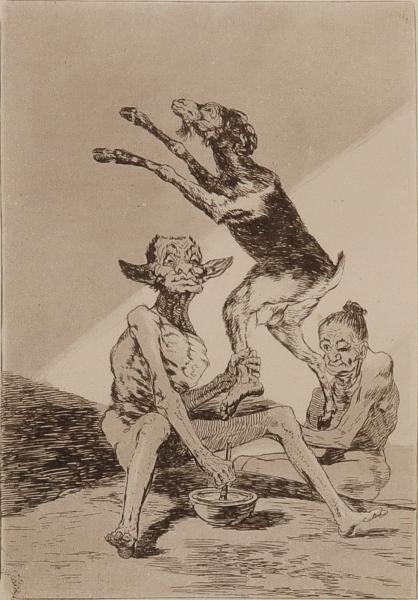 FRANCISO GOYA ETCHING (1746-1828)