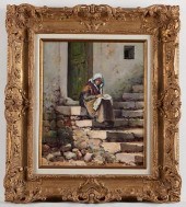FRANCO COLELLA PAINTING OF A R