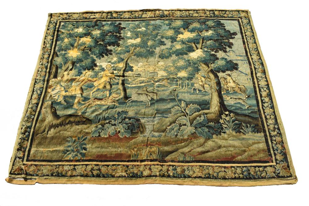 FRANCO-FLEMISH HUNT TAPESTRYLate