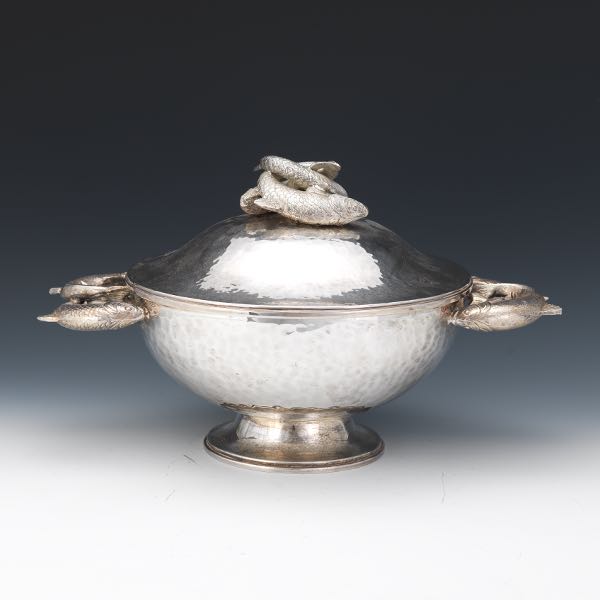 FRANCO LAPINI SILVERPLATE TUREEN 10