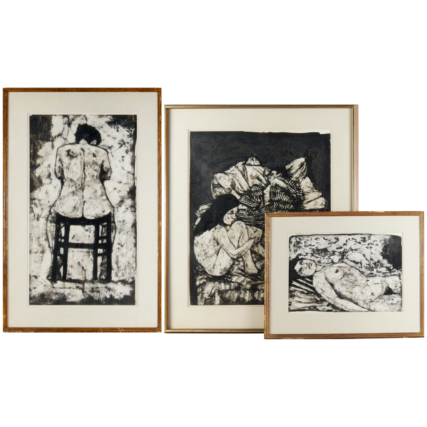 FRANCO MINEI, (3) INK AND WASH