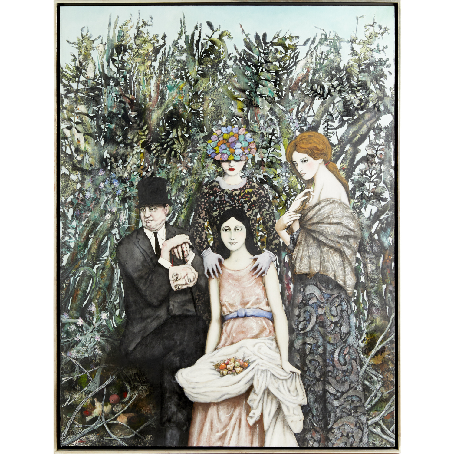 FRANCO MINEI , LARGE SCALE OIL ON