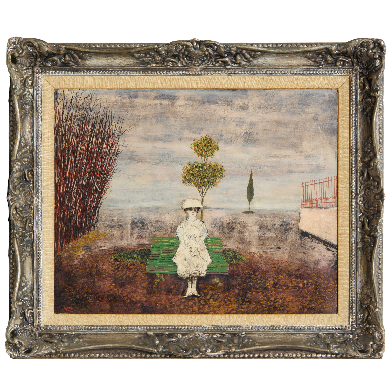 FRANCO MINEI, TEMPERA ON PANEL,