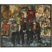 FRANCO MINEI, TEMPERA ON PANEL