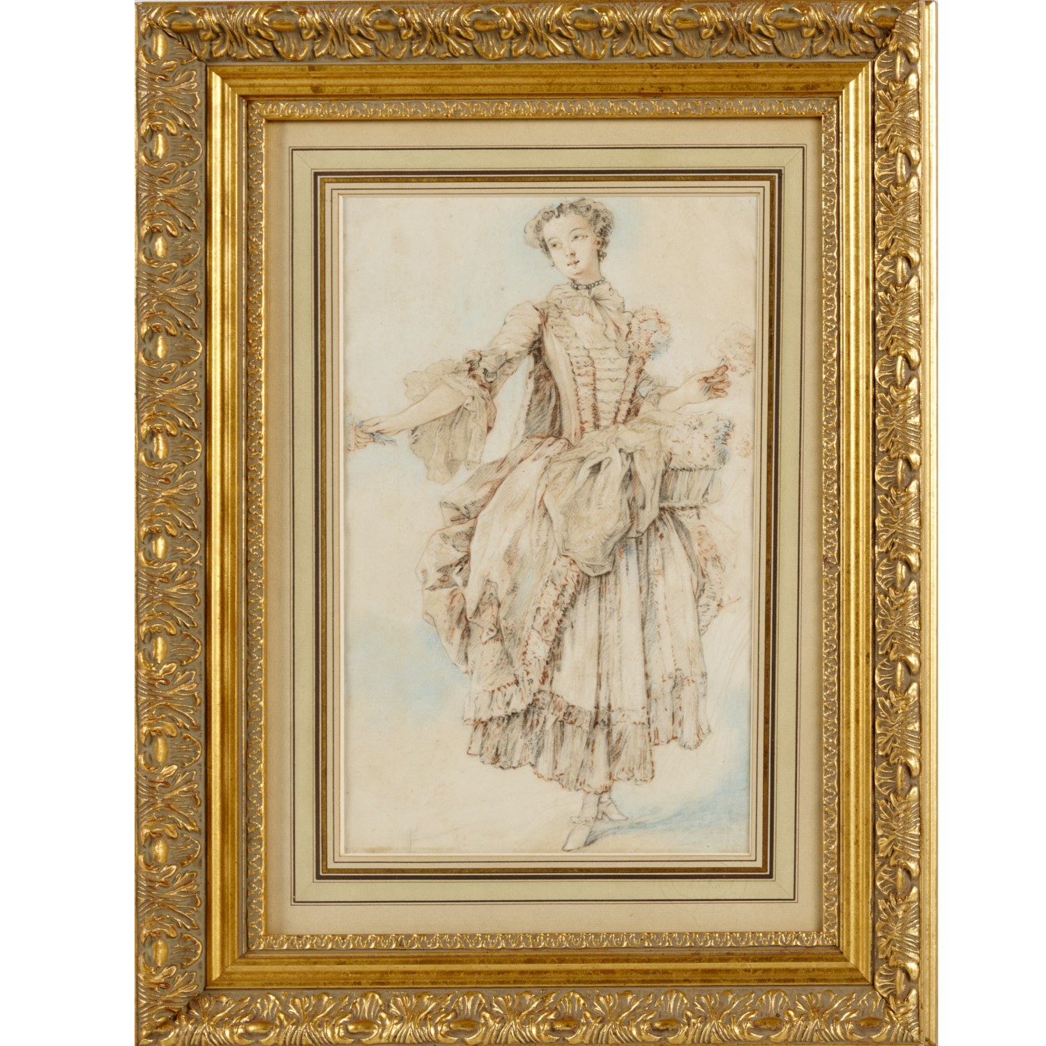 FRANCOIS BOUCHER (AFTER), CHALK
