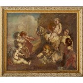 FRANCOIS BOUCHER (MANNER), OIL