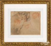 FRANçOIS BOUCHER SKETCH OF CHI