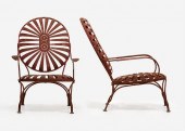 FRANCOIS CARRE PAIR OF SUNBURS