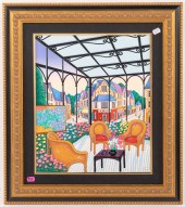 FRANCOIS "FANCH" LEDAN. LOGGIA