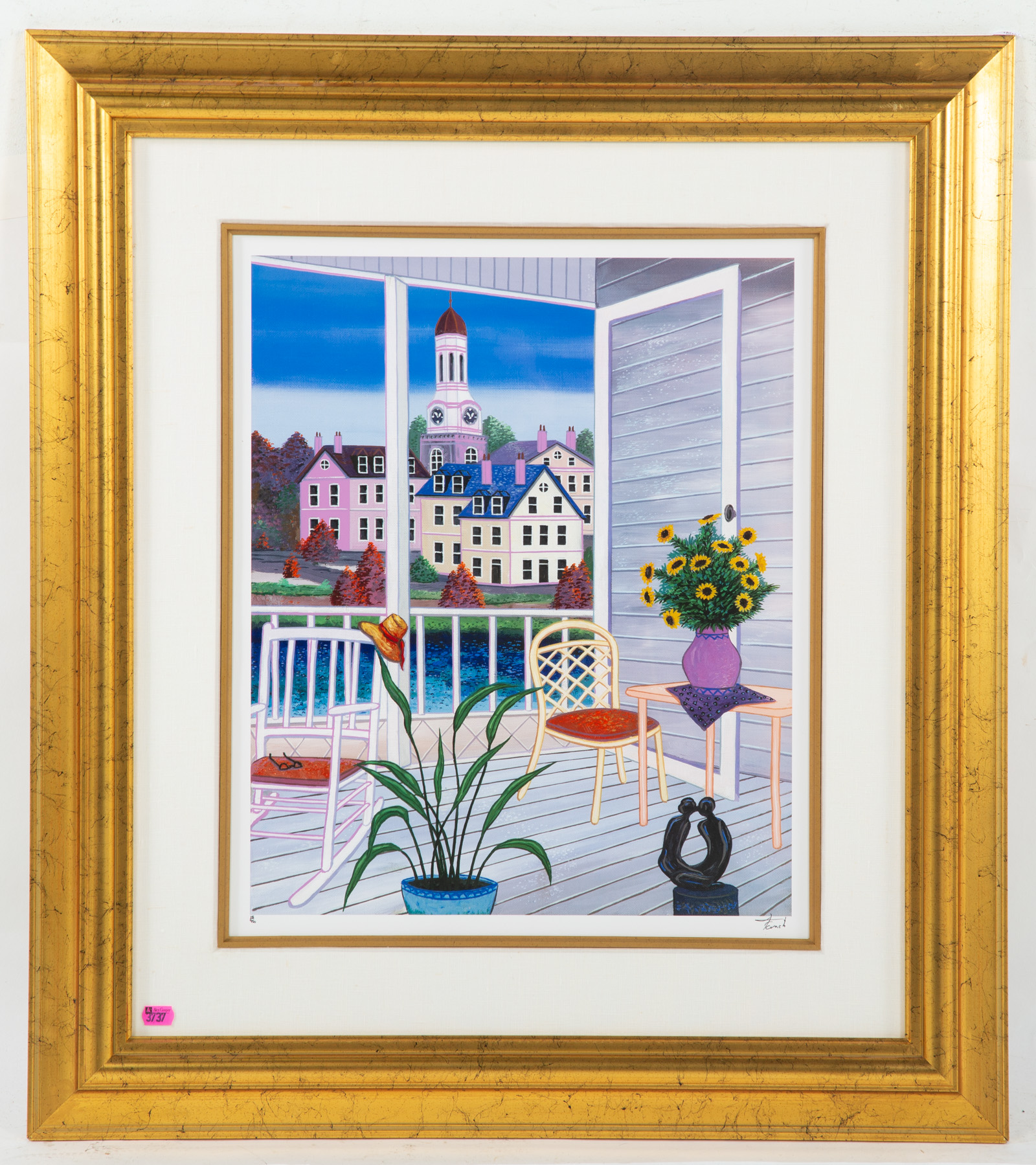 FRANCOIS "FANCH" LEDAN. "PORCH IN