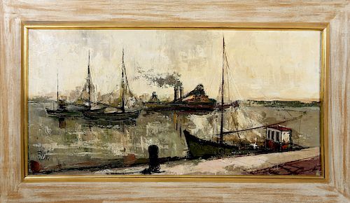 FRANCOIS FRANC OIL ON CANVAS