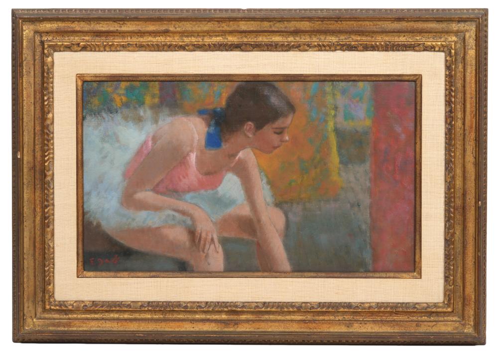 FRANCOIS GALL 'THE BALLERINA' OIL