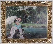 FRANCOIS GEROME OIL ON CANVASF