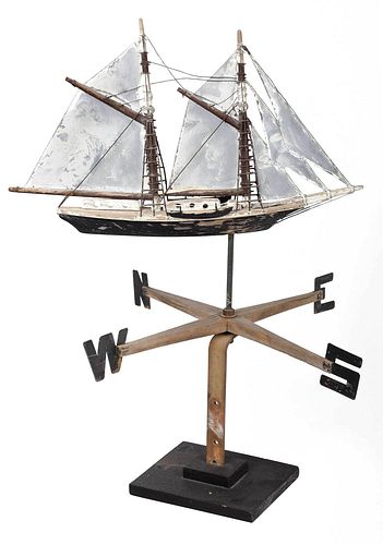 FRANK ADAMS FOLK ART SHIP