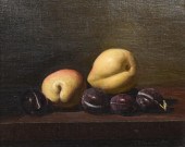 FRANK ARCURI OIL ON LINEN "PEA