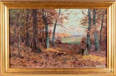FRANK BARNEY OIL ON CANVAS LAN