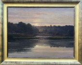 FRANK CORSO OIL ON BOARD "MIST