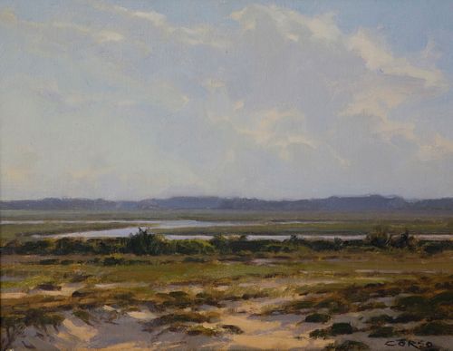 FRANK CORSO OIL ON CANVAS BOARD