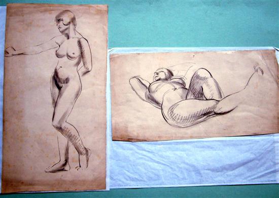 Frank Dobson (1886-1963) two