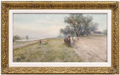 Frank F. English watercolor