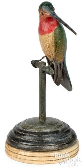 FRANK FINNEY CARVED AND PAINTE
