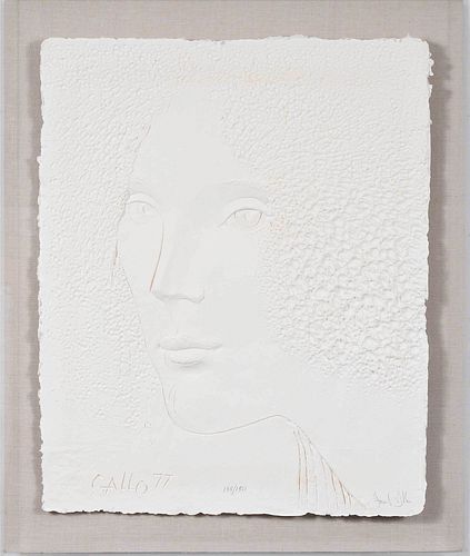 FRANK GALLO CAST PAPER FIGURAL
