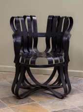 FRANK GEHRY, EBONIZED CROSS CH