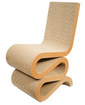 FRANK GEHRY 'WIGGLE SIDE CHAIR