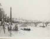 FRANK HARDING ETCHING CLEOPATR