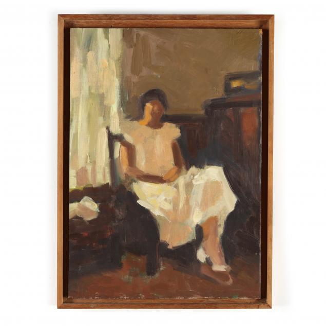 FRANK HOBBS (AMERICAN), SEATED
